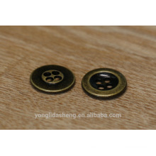 China Button Maker Wholesale Antique Brass Round Button For Jeans
